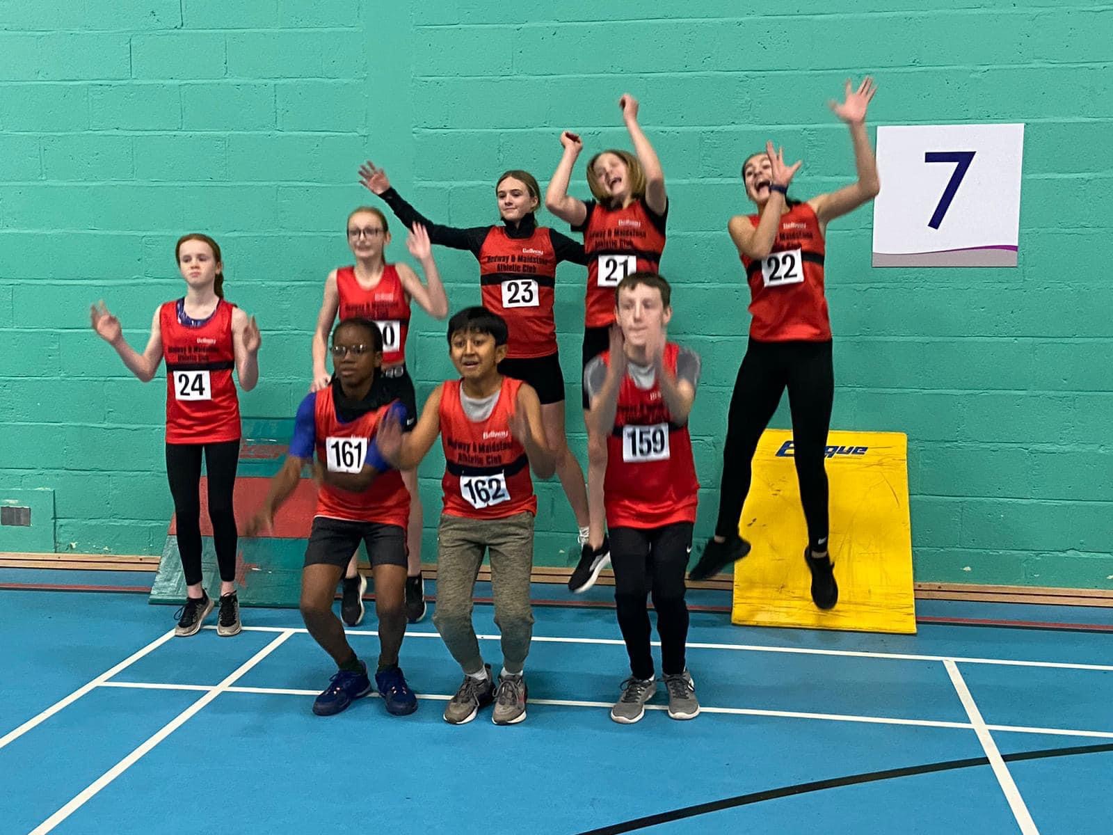 Kent Sports Hall Results 20th November 2022 Medway and Maidstone AC
